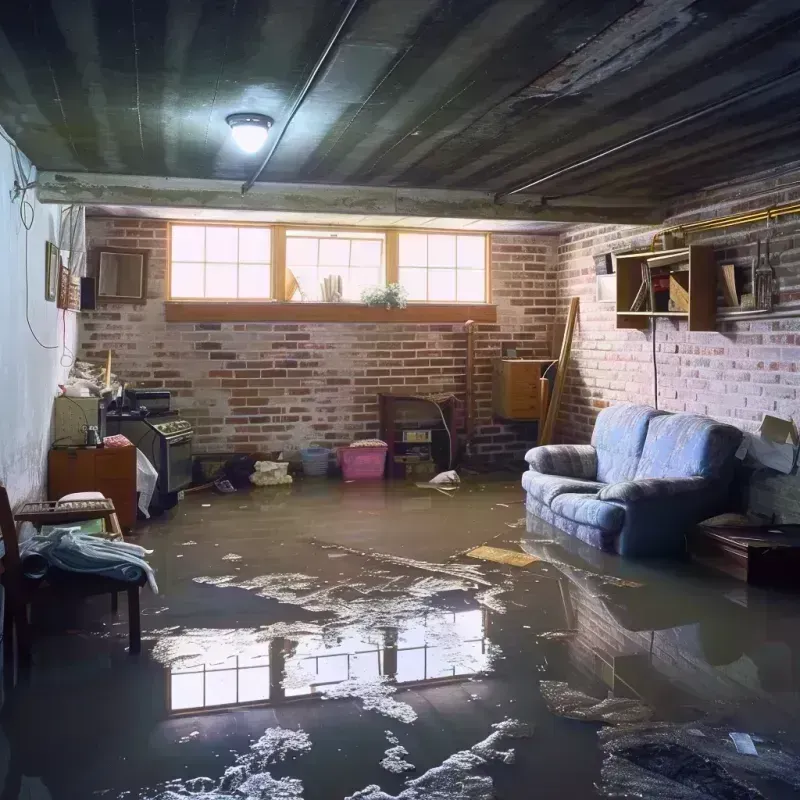 Flooded Basement Cleanup in North Scituate, RI